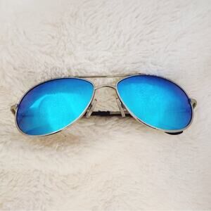 Jace Blue Polarized Classic Aviator Sunglasses